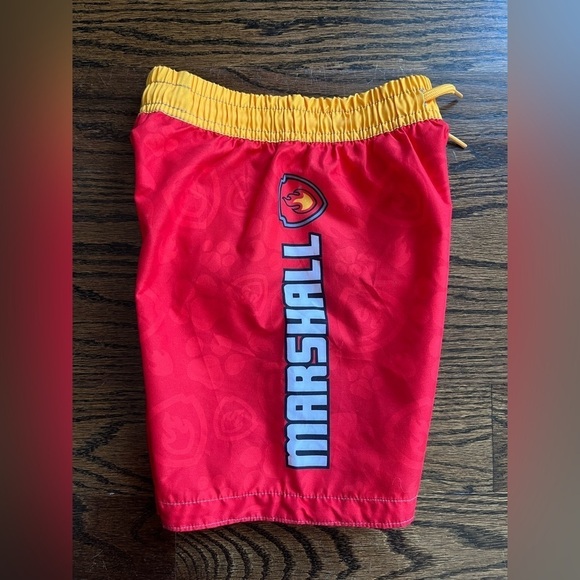 Nickelodeon boys swim shorts Sz. 3T Paw Patrol Marshall red NWOT - Picture 5 of 5